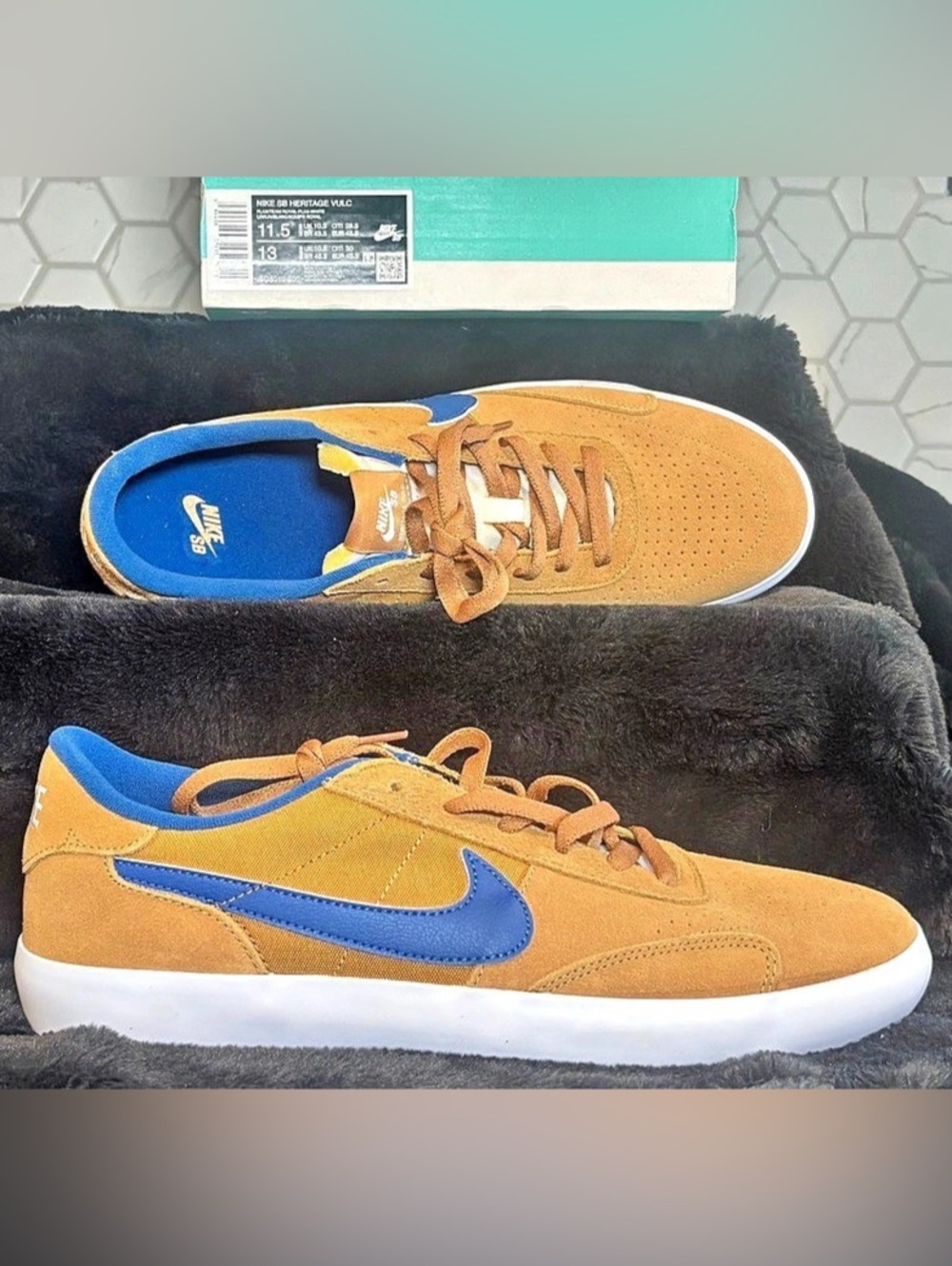 Nike SB Heritage Vulc Pollen Royal Blue Men’s Size 11.5 NIB